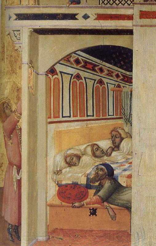 Ambrogio Lorenzetti St. Nikolaus-barmhartighetsgarning
